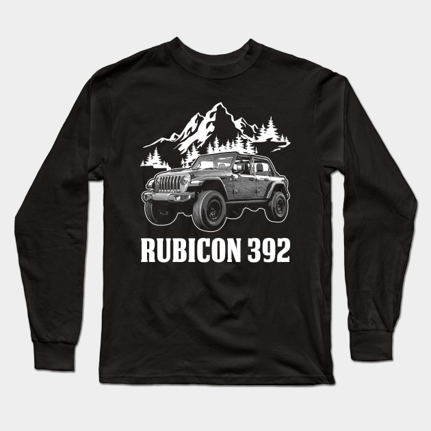 Jeep Wrangler Rubicon 392 jeep car name Long Sleeve T-Shirt by Madisen Harvey